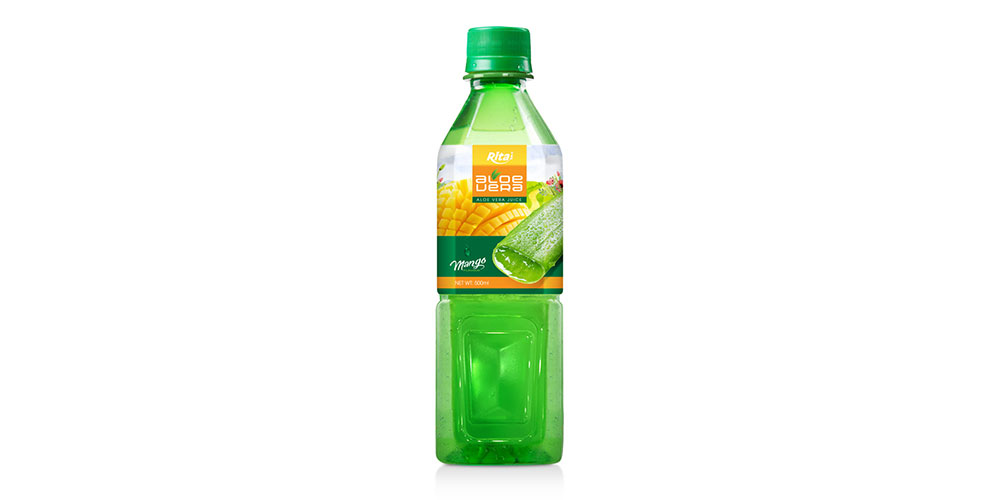Bulk Buy  Aloe Vera With Mango Flavor 500ml Square Bottle